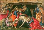 Sandro Botticelli (1445 - 1510) Beweinung Christi, um 1490